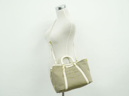 PRADA 2WAY ショルダーバッグ ベージュ