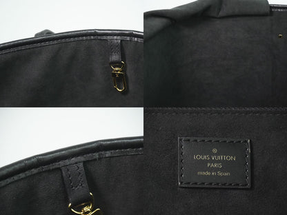 LOUIS VUITTON ネヴァーフル MM モノグラム アンプラント レザー トートバッグ クレーム M46039