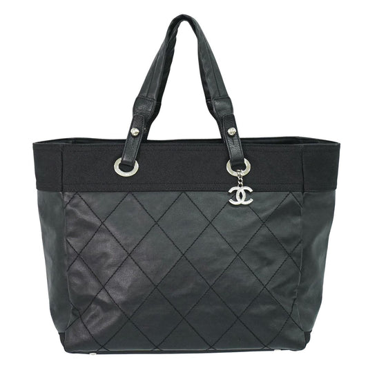 CHANEL パリビアリッツ MM トートバッグ ブラック