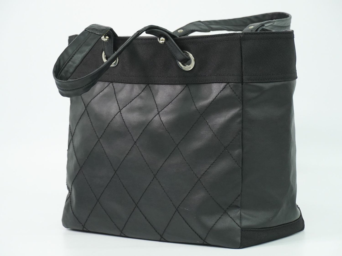 CHANEL パリビアリッツ MM トートバッグ ブラック