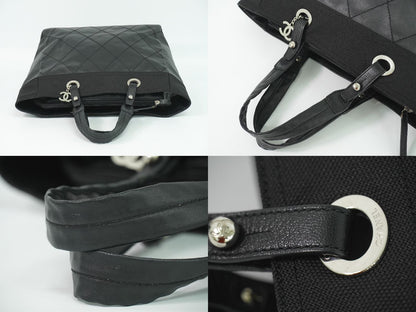 CHANEL パリビアリッツ MM トートバッグ ブラック