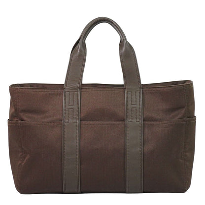 HERMES アカプルコ MM トワルシェブロン トートバッグ ブラウン