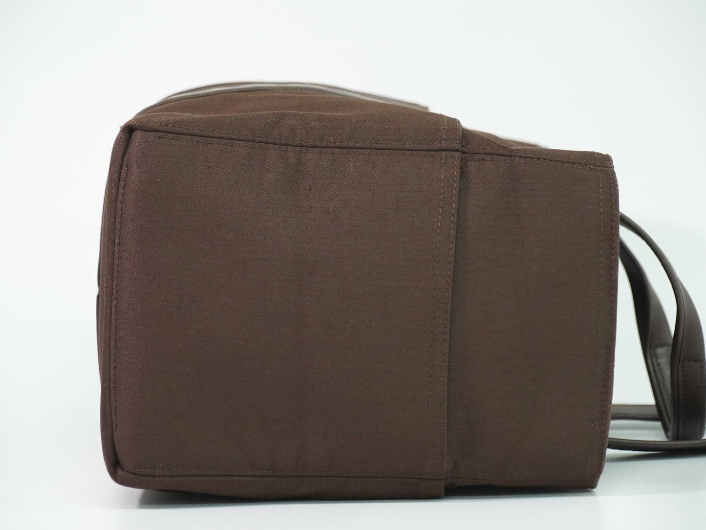 HERMES アカプルコ MM トワルシェブロン トートバッグ ブラウン