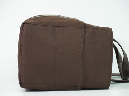 HERMES アカプルコ MM トワルシェブロン トートバッグ ブラウン