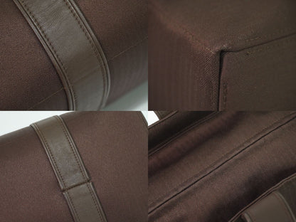 HERMES アカプルコ MM トワルシェブロン トートバッグ ブラウン