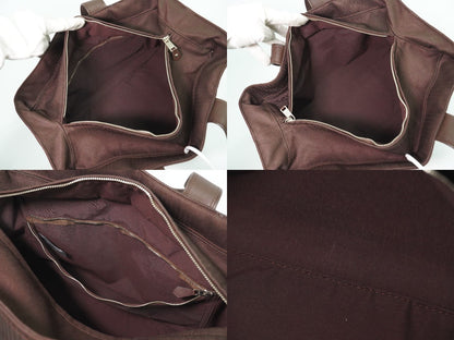 HERMES アカプルコ MM トワルシェブロン トートバッグ ブラウン