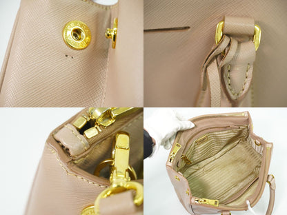 PRADA ガレリア 2WAY ショルダーバッグ ピンク BN1801