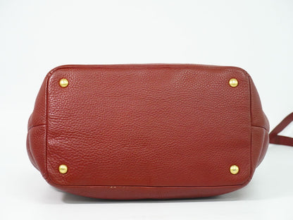 PRADA 2WAY ショルダーバッグ ボルドー