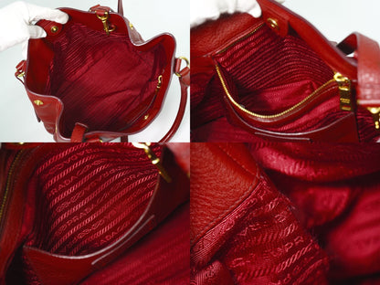 PRADA 2WAY ショルダーバッグ ボルドー