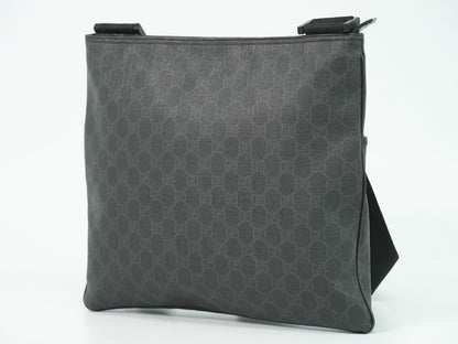 GUCCI GGスプリーム ショルダーバッグ ブラック 162904