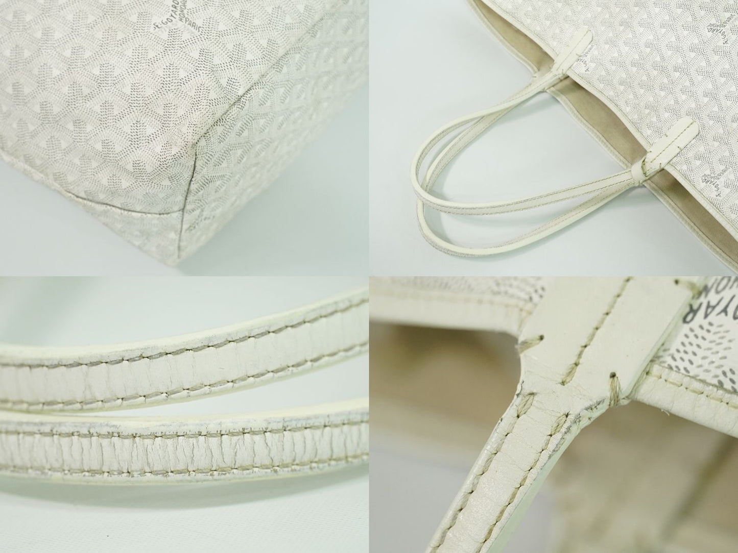 GOYARD サンルイ PM トートバッグ ホワイト
