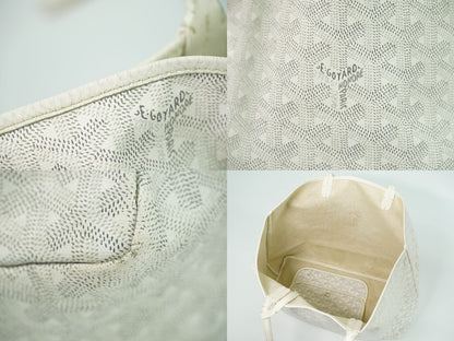 GOYARD サンルイ PM トートバッグ ホワイト