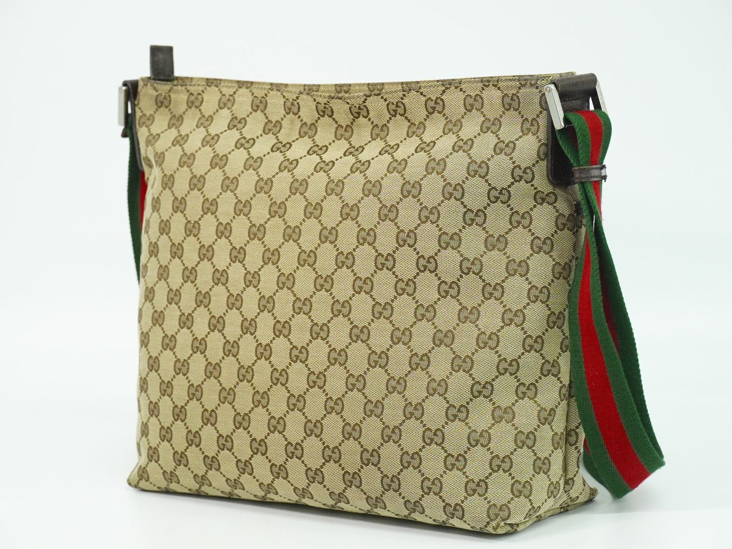 GUCCI シェリーライン GGキャンバス ショルダーバッグ ベージュ 189751