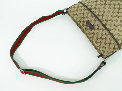 GUCCI シェリーライン GGキャンバス ショルダーバッグ ベージュ 189751