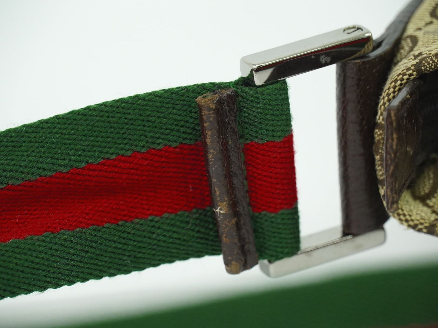 GUCCI シェリーライン GGキャンバス ショルダーバッグ ベージュ 189751