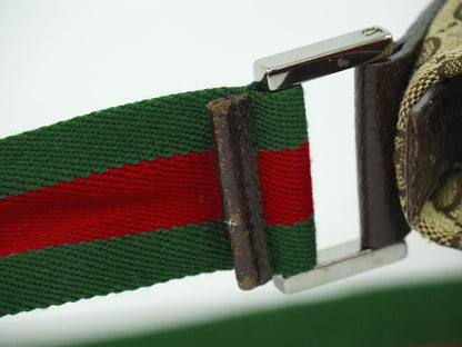 GUCCI シェリーライン GGキャンバス ショルダーバッグ ベージュ 189751