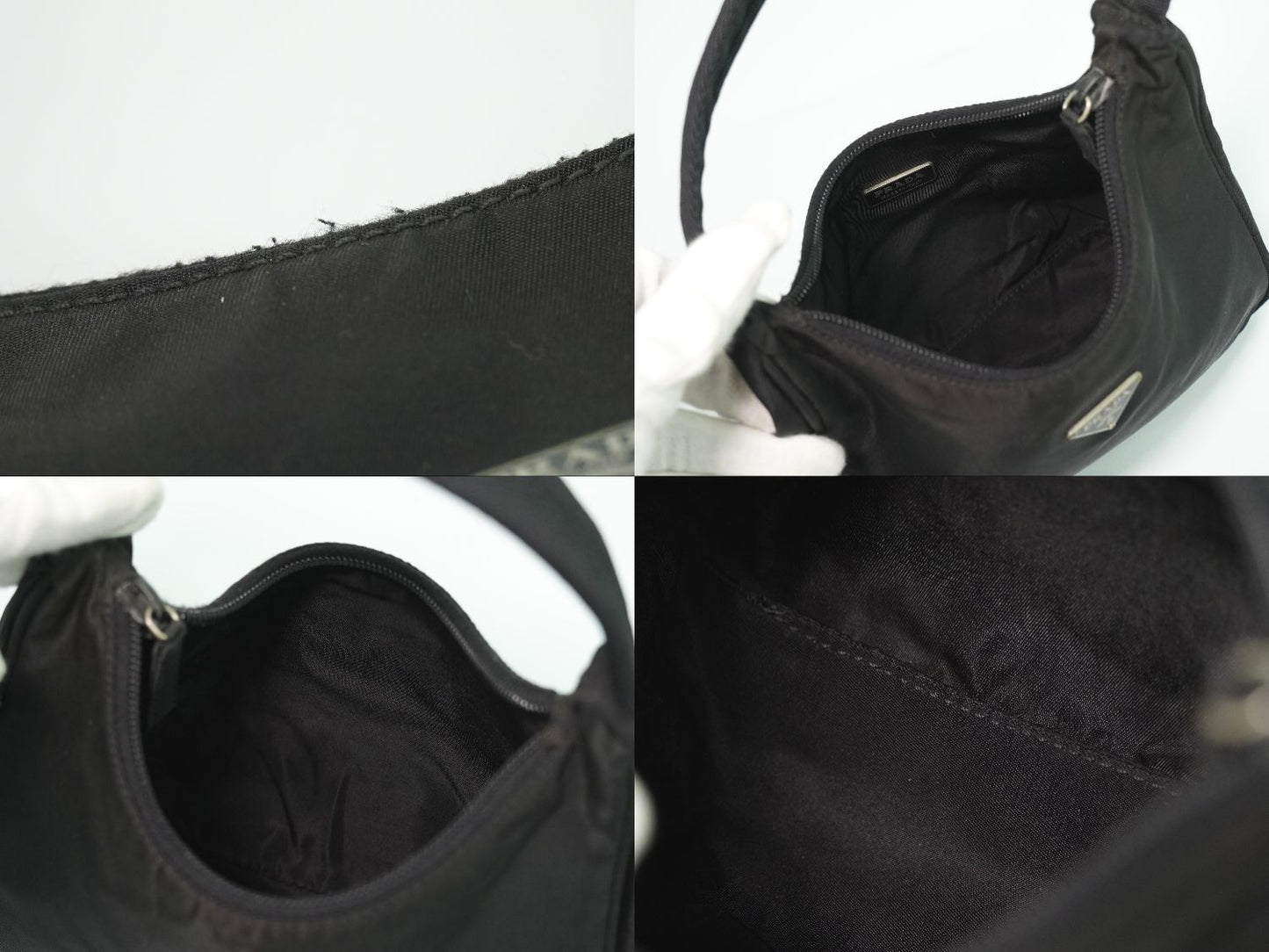 PRADA テスート ハンドバッグ ブラック