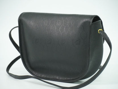 Christian Dior ハニカム柄 ショルダーバッグ ブラック