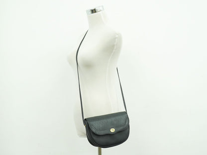 Christian Dior ハニカム柄 ショルダーバッグ ブラック