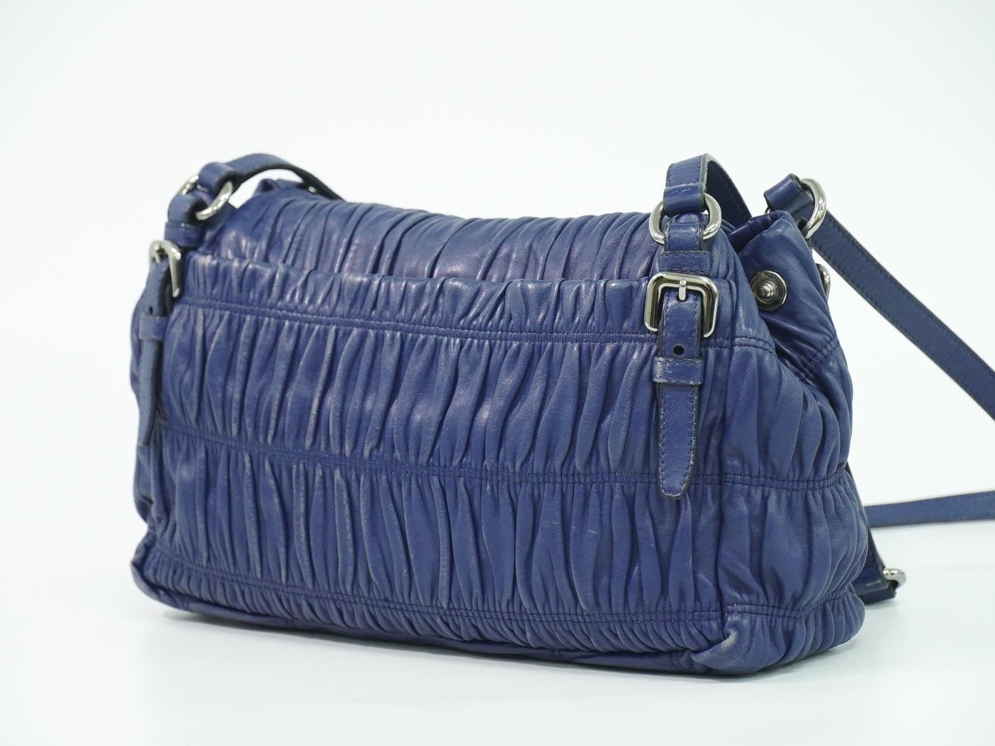 PRADA ショルダーバッグ ネイビー BR4716