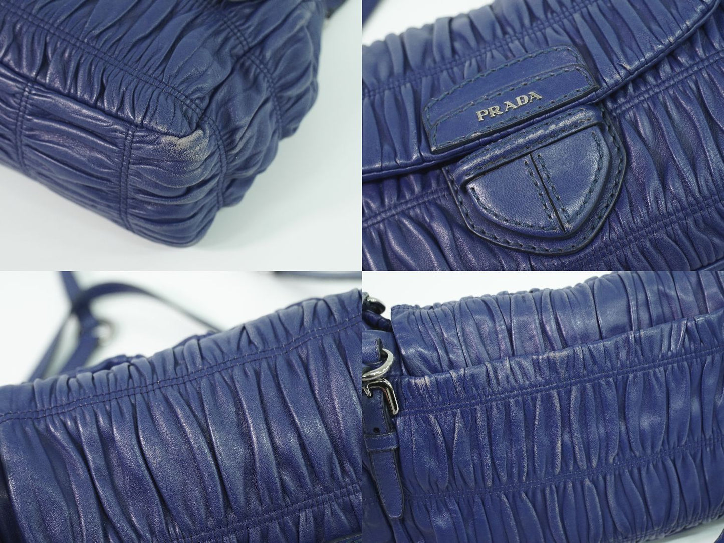 PRADA ショルダーバッグ ネイビー BR4716