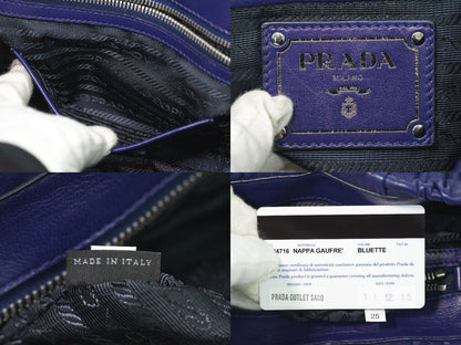 PRADA ショルダーバッグ ネイビー BR4716