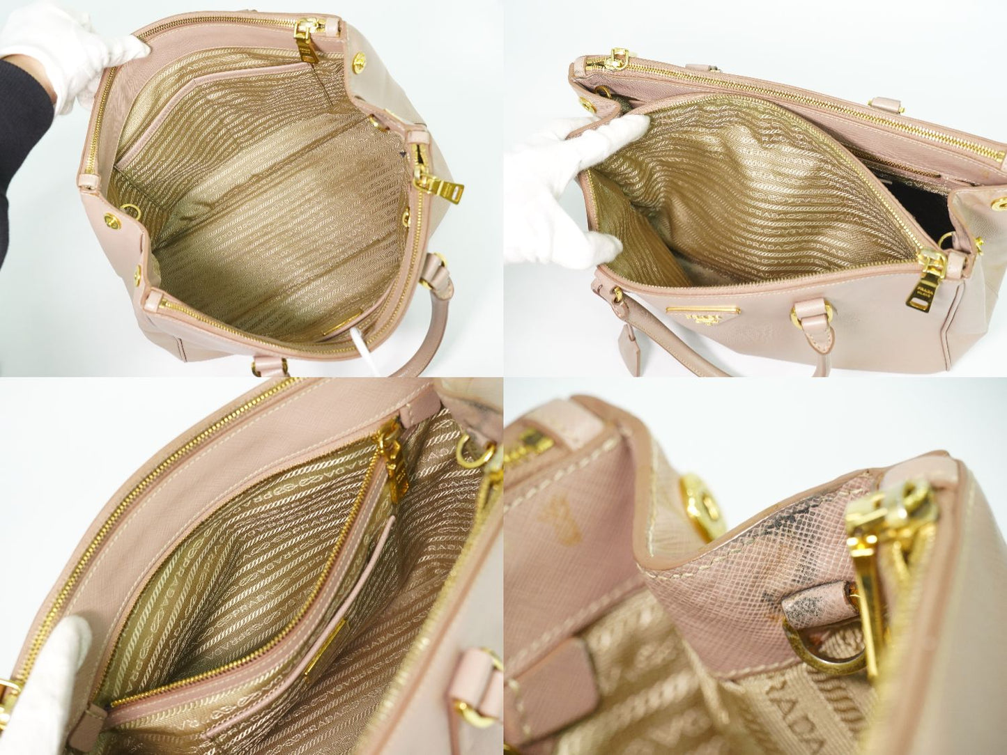 PRADA ガレリア 2WAY ショルダーバッグ ピンク BN2274