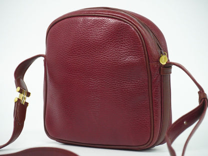 Cartier マストライン ショルダーバッグ ボルドー