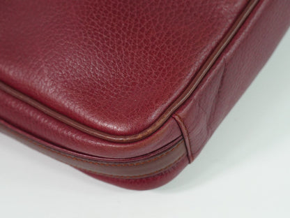 Cartier マストライン ショルダーバッグ ボルドー