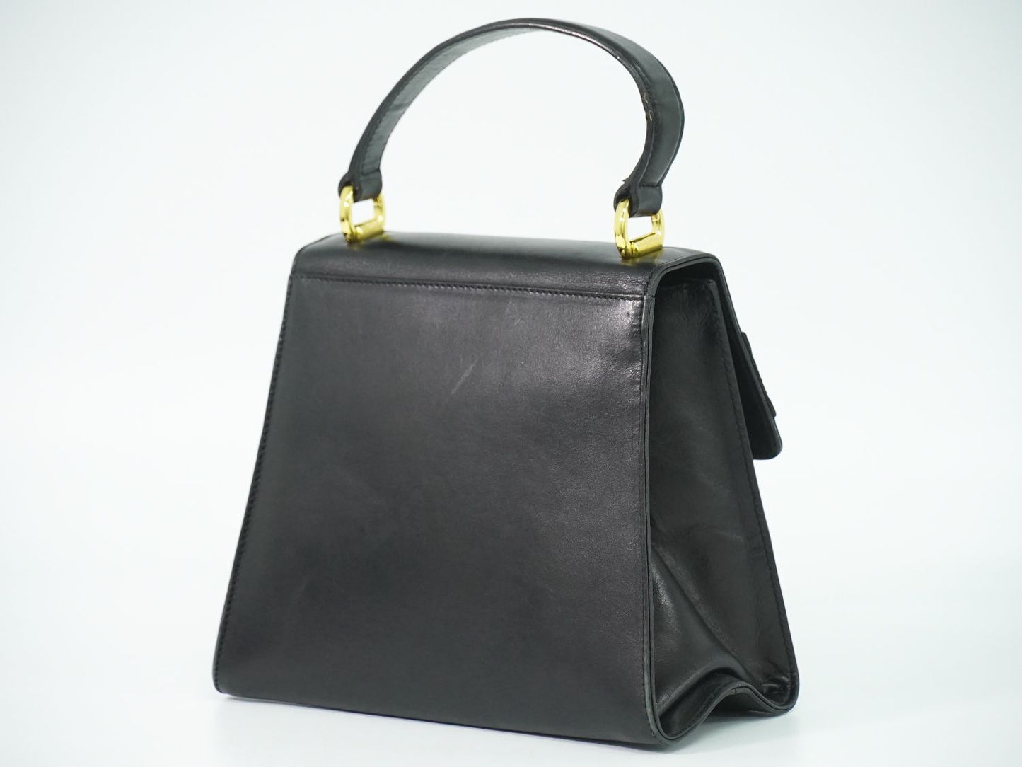 Salvatore Ferragamo ヴァラ リボン ハンドバッグ ブラック