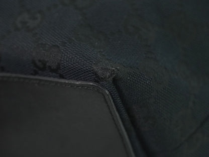 GUCCI GGキャンバス トートバッグ ブラック 002.1099