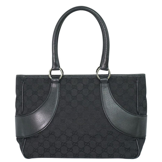 GUCCI GGキャンバス トートバッグ ブラック 113011