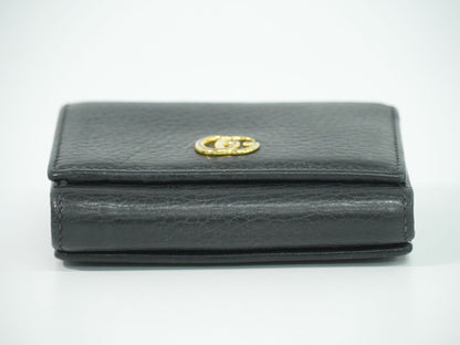 GUCCI プチマーモント 折財布 ブラック 474746