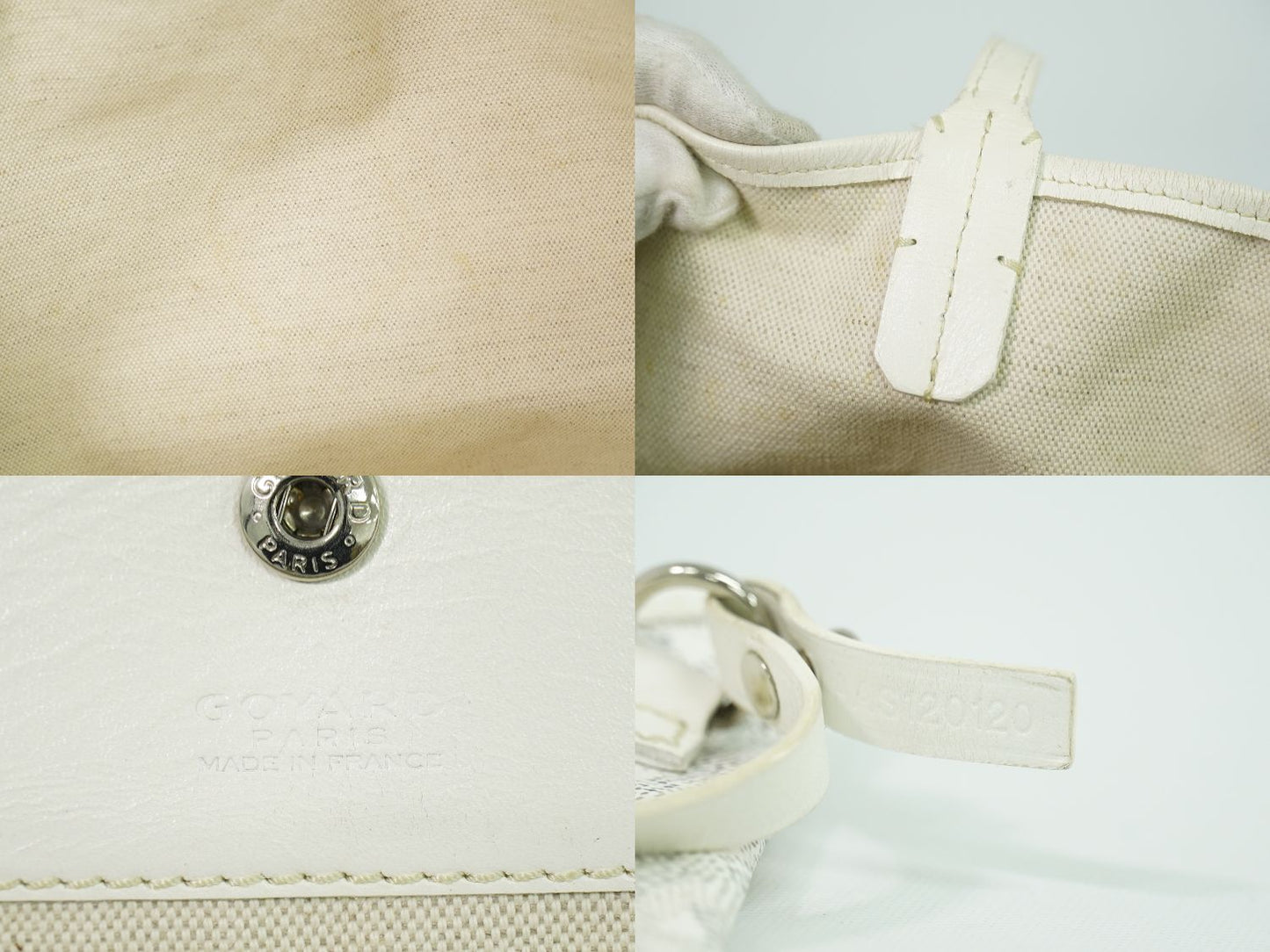 GOYARD サンルイ PM トートバッグ ホワイト