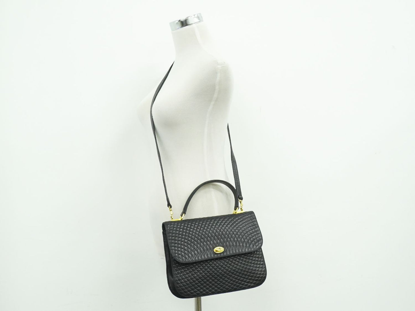 BALLY 2WAY ショルダーバッグ ブラック