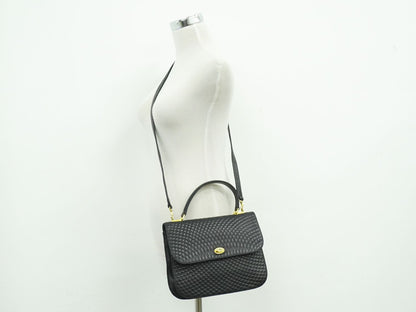 BALLY 2WAY ショルダーバッグ ブラック