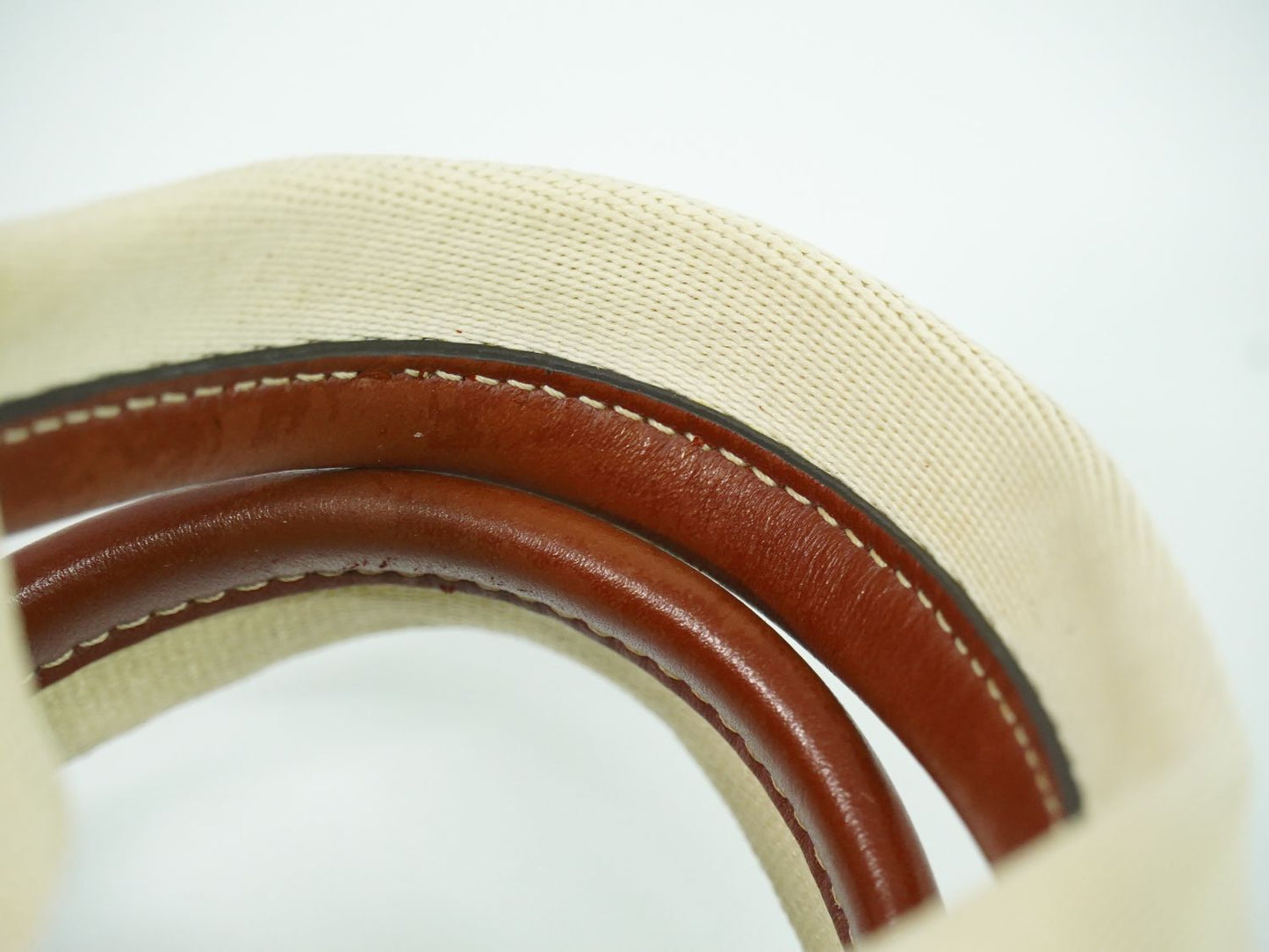 Chloe ウッディ スモール トートバッグ ベージュ ブラウン