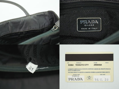 PRADA テスート トートバッグ グレー系 B3864