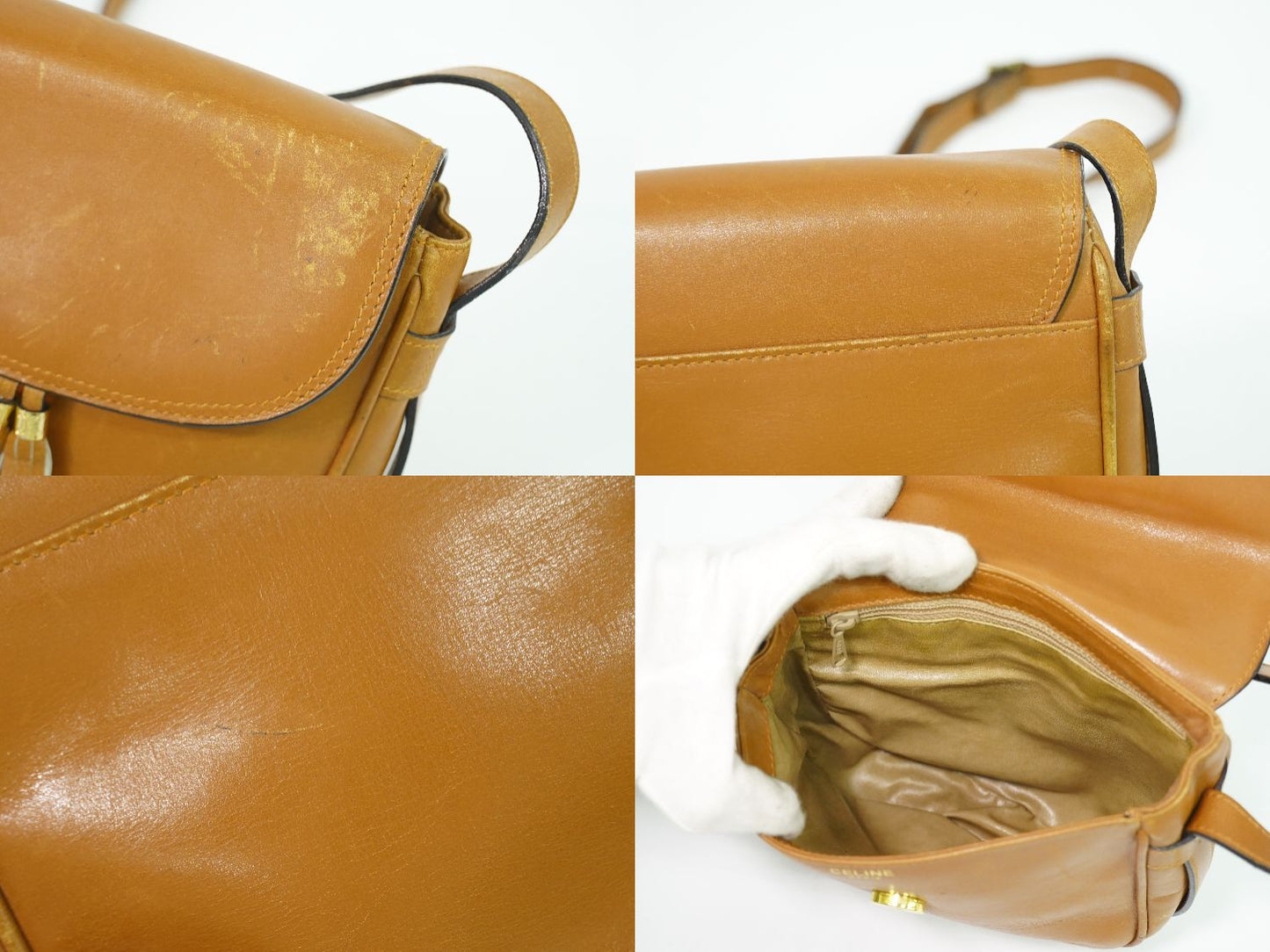 CELINE ショルダーバッグ ブラウン