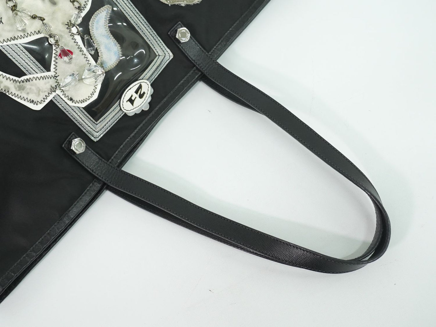 PRADA ロボットコレクション ショルダーバッグ ブラック マルチカラー