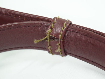 Cartier マストライン ショルダーバッグ ボルドー