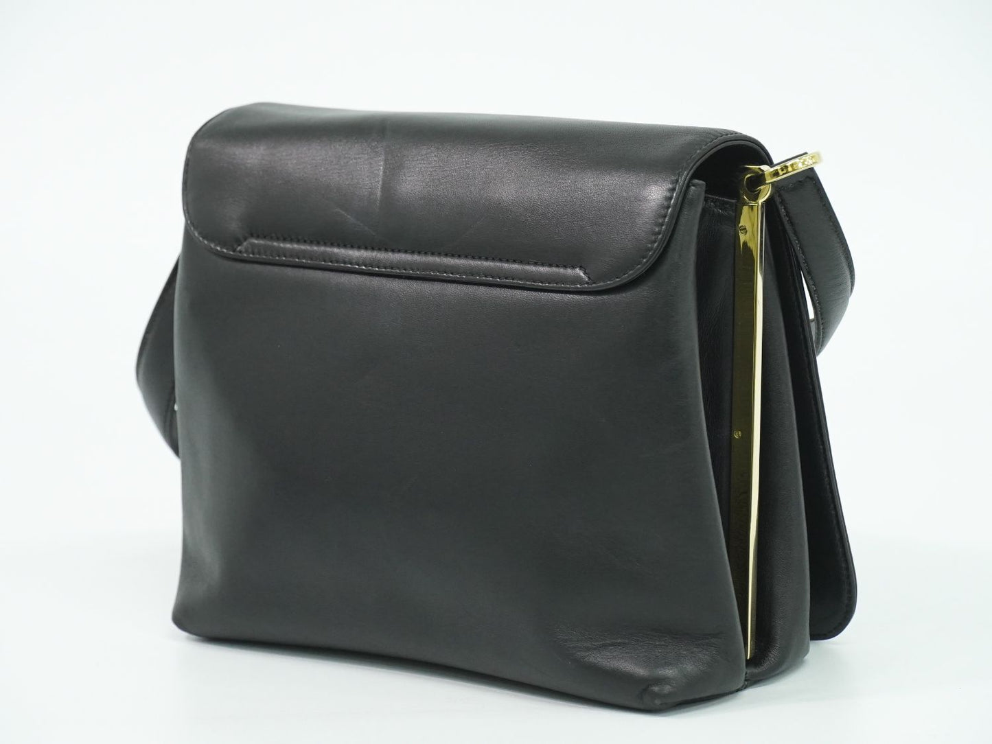 Salvatore Ferragamo ガンチーニ ショルダーバッグ ブラック