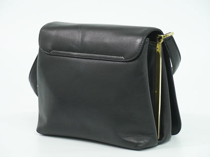 Salvatore Ferragamo ガンチーニ ショルダーバッグ ブラック