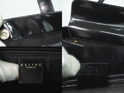 CELINE ロゴ トートバッグ ブラック