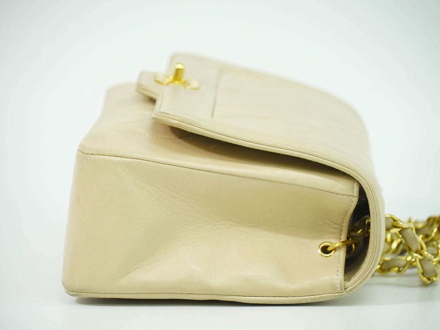 CHANEL ダイアナ ココマーク ショルダーバッグ ベージュ