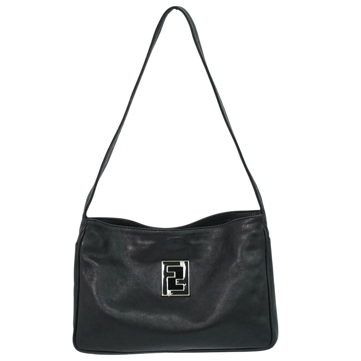 FENDI ロゴ ショルダーバッグ ブラック