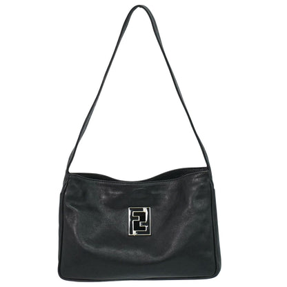 FENDI ロゴ ショルダーバッグ ブラック