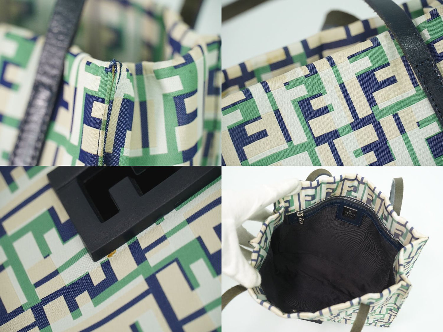 FENDI ズッカ ショルダーバッグ マルチカラー