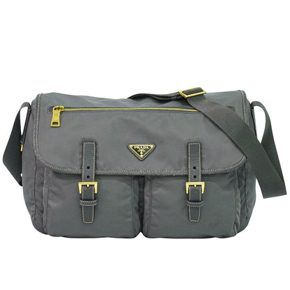PRADA メッセンジャーバッグ グレー