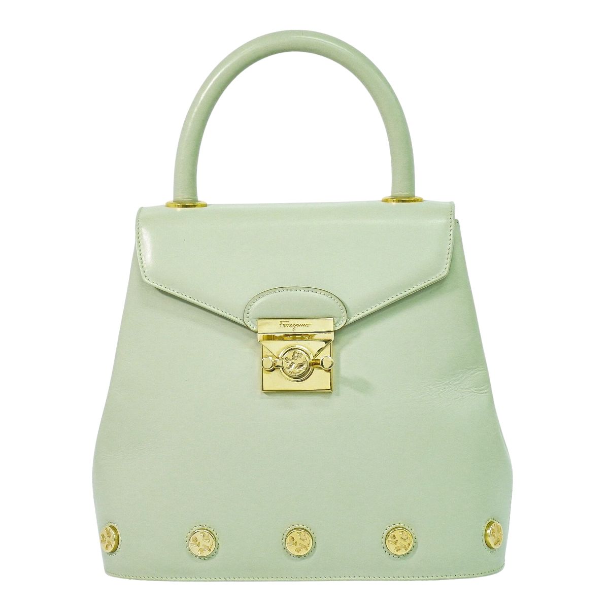 Salvatore Ferragamo ハンドバッグ ミントグリーン